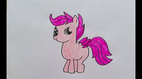 Tutorial Vẽ Pony đơn Giản Dễ Thương Và Sinh động