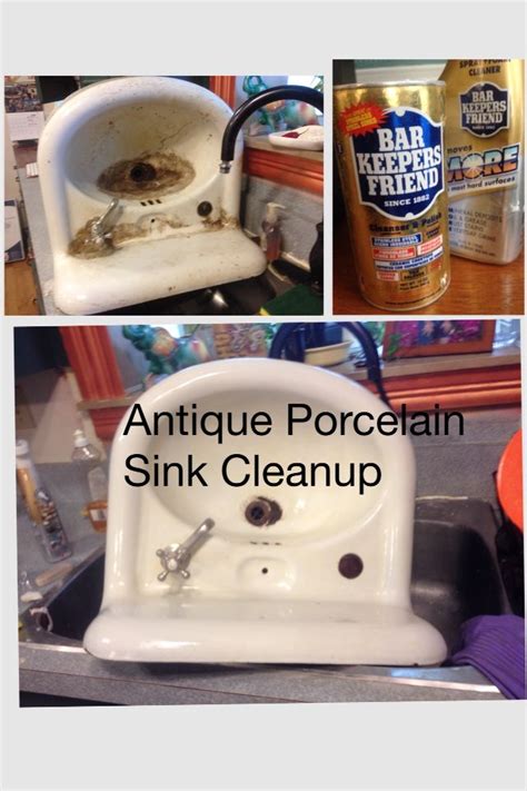 Overall, we gave the mr. Antique Porcelain sink clean up. Bar keepers friend and ...