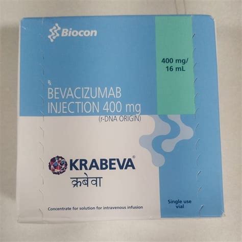 Krabeva 400 Mg Bevacizumab Injection Biocon 16ml At Rs 17000 In