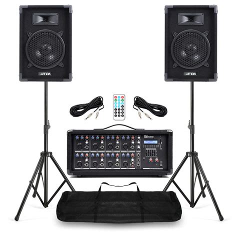 Power Dynamics Complete Band Pa Speaker System 400w Uk