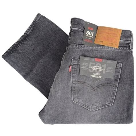 501 Original Grey Straight Fit Jeans Clothing From N22 Menswear Uk