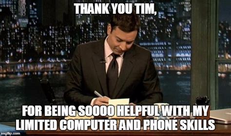 Thank You Notes Jimmy Fallon Imgflip