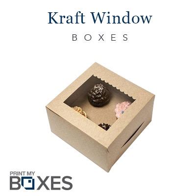 Sometimes a bag just doesn't cut it. Kraft Window Boxes | Custom Printed Kraft Window Boxes ...