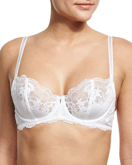 Wacoal Lace Affair Underwire Balconette Bra White And Matching Items