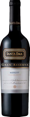 Santa emiliana merlot 700 cc. Santa Ema Gran Reserva Merlot - Winesky.cl