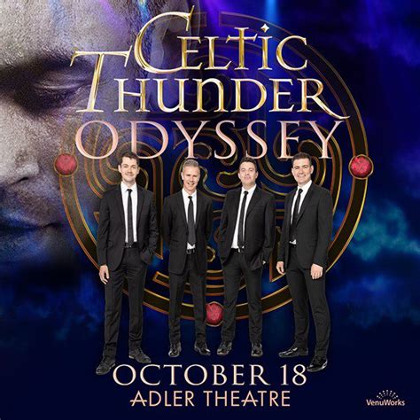 Celtic Thunder Odyssey Coming To Davenports Adler Theatre Oct 18
