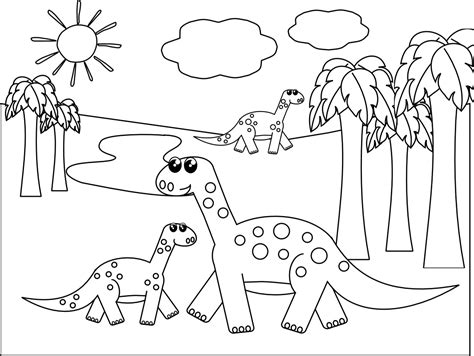 Dinosaur Coloring Pages 1 Coloring Kids