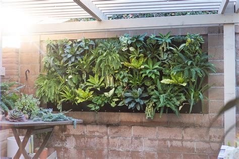 The plants, in their felt pockets, are placed into the outer hanging garden pockets. Vertical Plant Pocket Wall Garden - Dalla Vita