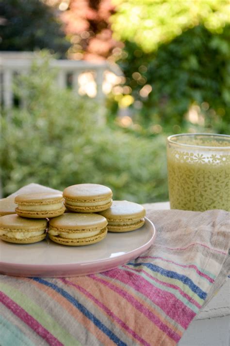 Matcha Macarons With White Chocolate Ganache Sophster Toaster