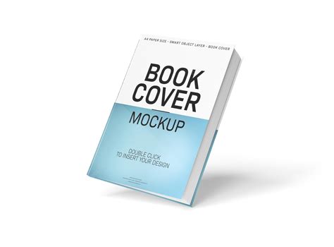 Premium Psd Blank A4 Book Cover Mockup Floating