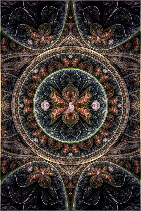 Pin By Marrikesh On We Love Fractals Mandala Design Art Fractal Art