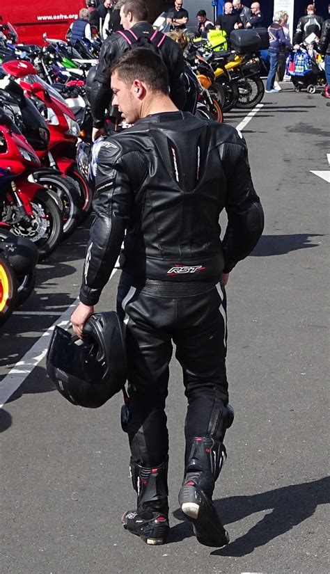 Biker Into Bikers And Leathermen Motorcycle Leathers Suit Bike Leathers Motorcycle Suits Men