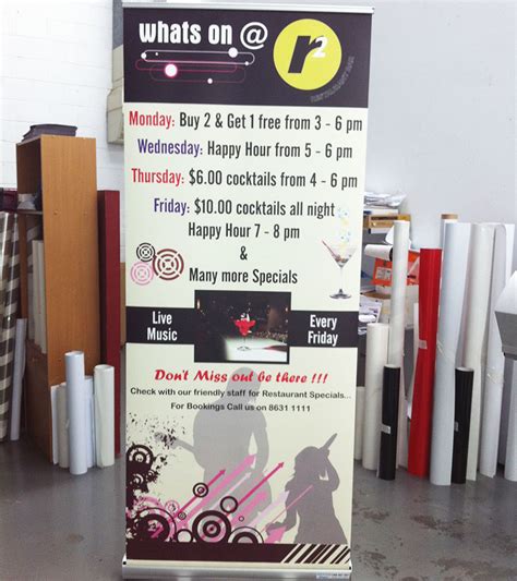 Roll Up Banners In Melbourne Groovy Graphics And Signs Dandenong