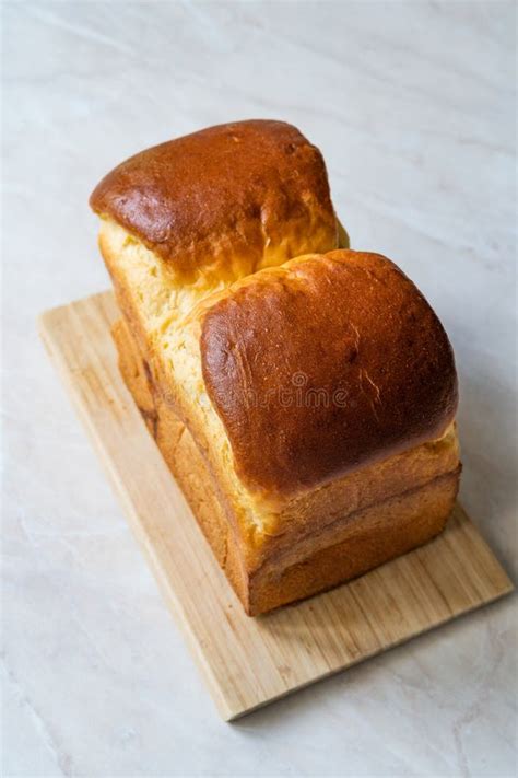 Shokupan Japanese Soft And Fluffy Bun Loaf Of Bread With Hokkaido Milk