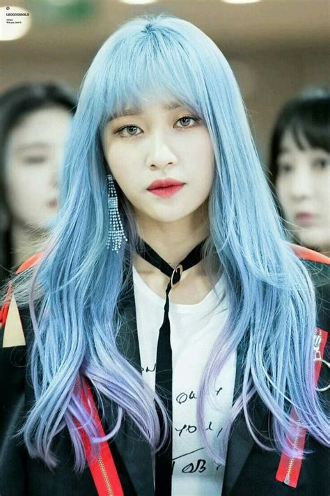 Who Are Some K Pop Idols That Have Blue Hair Color Quora