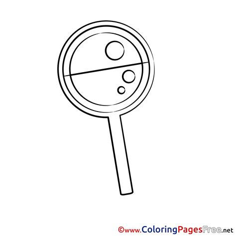 Lollipop free Colouring Page download