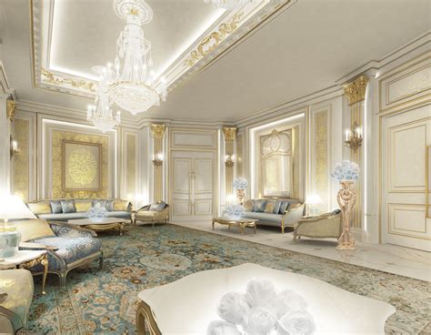 Private Palace Interior Design Dubai Uae Traditional Living Room Other By Ions