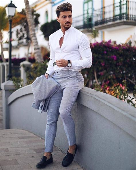 34 Classy And Elegant Work Outfit Idea For Men This Year White Shirt Outfits Stylish Mens