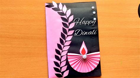Diy Diwali Greeting Cardhandmade Diwali Card Making Ideashow To Make