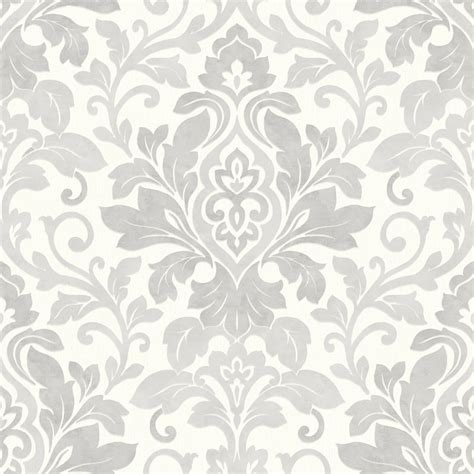 39 White Damask Wallpaper On Wallpapersafari