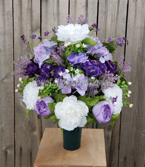 Our specialty is cut flowers and dried flowers offered in bunches or bouquets. Cemetery Flower Vase With Ground Stake-Flowers For Grave ...