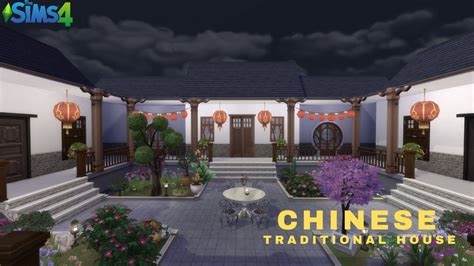 The Sims 4 Chinese Traditional House Stop Motion Build Youtube