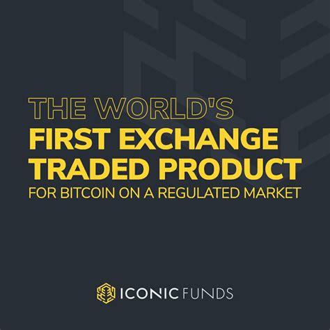Thankfully, numerous bitcoin exchanges exist from where the new traders can operate. Iconic Funds to Issue First Exchange Traded Product for Bitcoin on a Regulated Market | Newswire