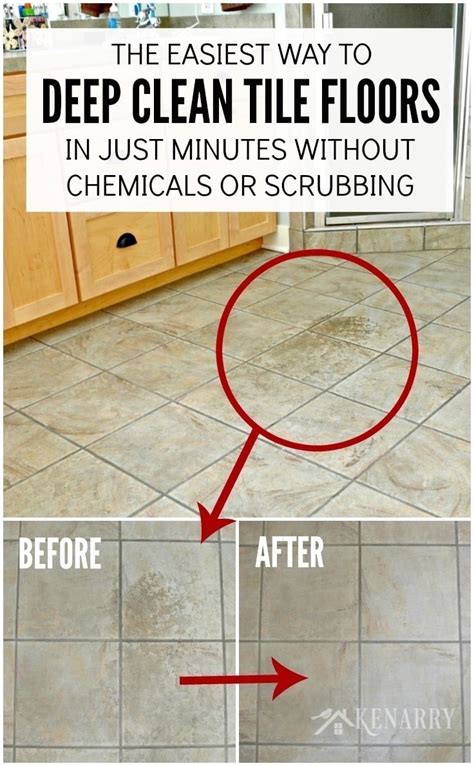 Clean Tile Floors Easily Without Chemicals Or Scrubbing