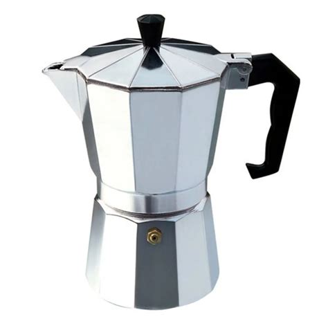 Aluminium Moka Pot Octangle Coffee Maker For Mocha Coffee Black Coffee