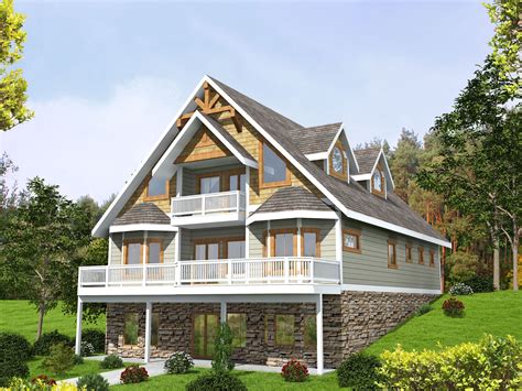Down Slope House Plans Making The Most Of Your Hillside Land House Plans