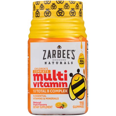 Zarbees Naturals Childrens Complete Multivitamin Gummies With Our