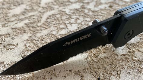 Tool Review Husky Wood Handle Folding Sporting Knife Electrician U