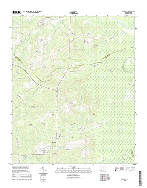 Mytopo Leesburg South Carolina Usgs Quad Topo Map