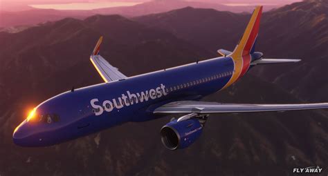 Southwest Airlines A320neo Livery For Msfs