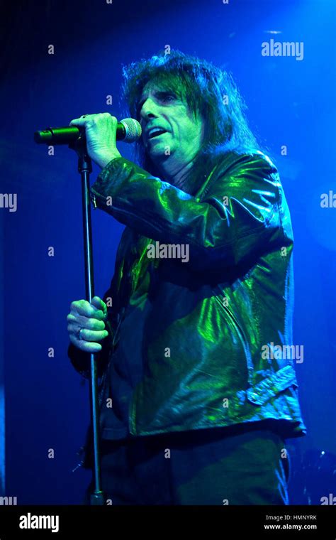 Alice Cooper In Street Clothes And Without Makeup At A Rehearsal In Preparation For A
