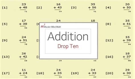 Drop Ten Addition Science Krit Courses