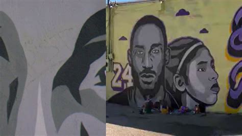Kobe And Gianna Bryant Mural In Texas Vandalized With Word ‘rapist’