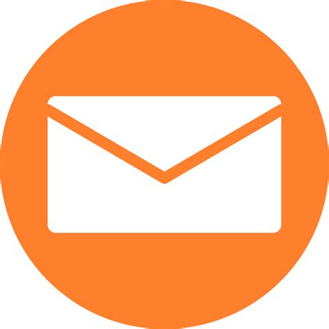 Orange Email Icon At Collection Of Orange Email Icon