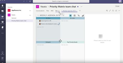 With its open and flexible permissions policies, teams lets you communicate and share content with other users, both inside and outside your organization. Project Management for Microsoft Teams
