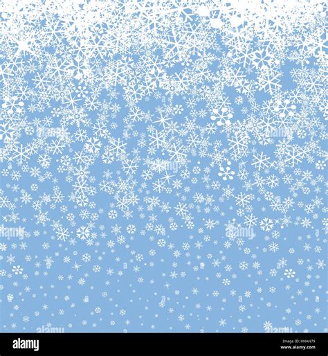 Snow Background Snowflakes Seamless Pattern Winter Snowy Seamless