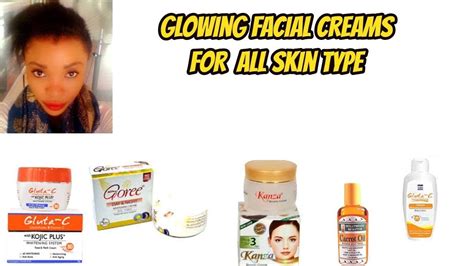 Glowing Facial Creams For All Skin Type How To Glow Your Face Glowing And Shiny Skin Youtube