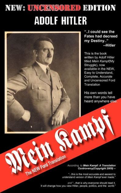 Mein Kampf The New Ford Translation By Adolf Hitler Paperback Barnes And Noble®