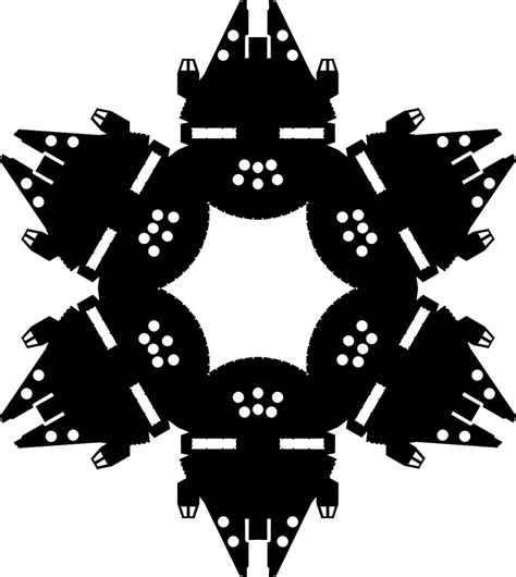 Star Wars Snowflakes Svg Cut File For Cricut Etsy