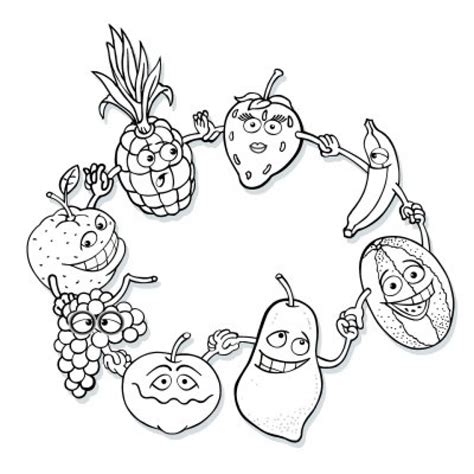 fruit coloring pages  printable