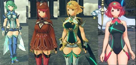 Blue Sky Disguised Mythra Style And Pro Swimmer Costumes Pyra