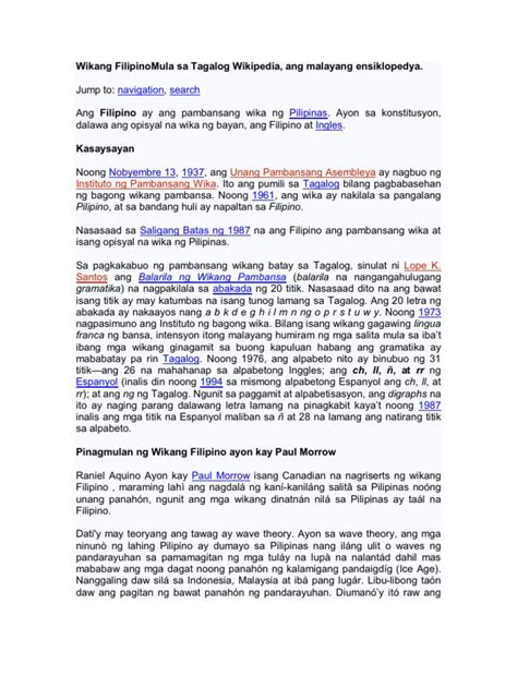Teorya Ng Pinagmulan Ng Wika Philippin News Collections