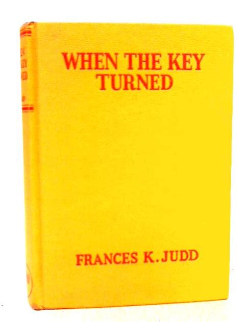 When The Key Turned Kay Tracey Mystery Stories By Frances K Judd Fair 1939 World Of Rare