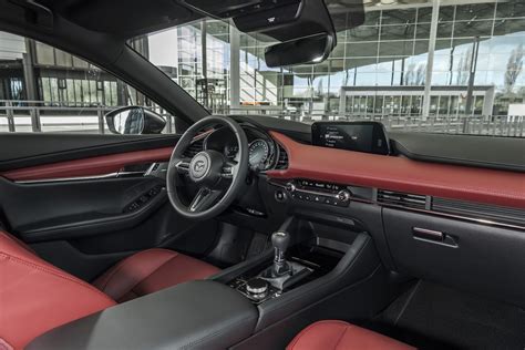 2021 Mazda3 Red Leather Interior 01 Motorblock