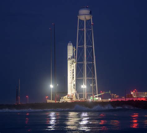 29, 2019, at nasa's wallops flight facility in virginia. Antares Rocket for Northrop Grumman CRS-12 Rolls to Launch ...