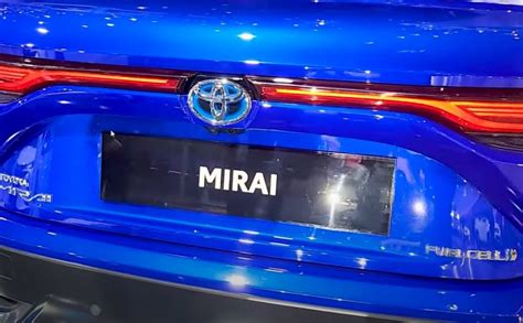 Second Gen Toyota Mirai Fcev Showcased At Auto Expo In India